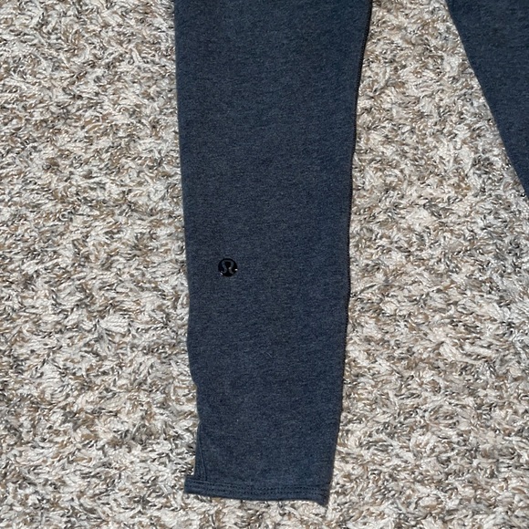 Lululemon sz 4 cropped ankle cutout leggings gym workout fitness stretchy tight - Picture 8 of 13